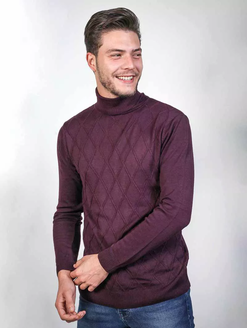 Pull col montant